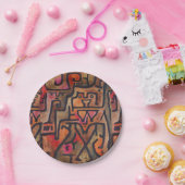 Assiettes En Carton Klee Expressionniste Forêt Abstraite Art Moderne (Fête)