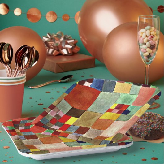 Assiettes En Carton Klee - Flore sur sable (Multi)