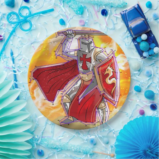 Assiettes En Carton Knight Connect (Fête)