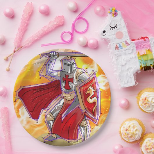 Assiettes En Carton Knight Connect (Fête)