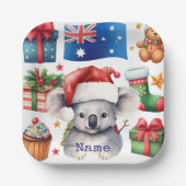 Assiettes En Carton Koala Bear on Australia themed  (Recto)