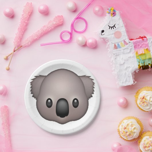 Assiettes En Carton Koala - Emoji (Fête)
