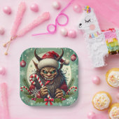 Assiettes En Carton Krampus de Noël (Fête)