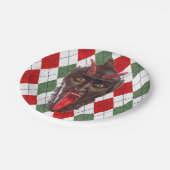 Assiettes En Carton krampus de Noël (Angle)