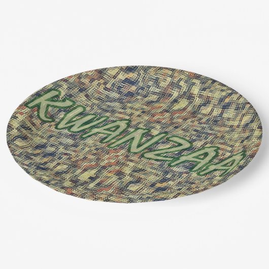 Assiettes En Carton Kwanzaa (Angle)