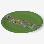 Assiettes En Carton Kwanzaa-Multi (Angle)