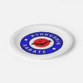Assiettes En Carton Kyokushin Karate (Angle)