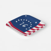 Assiettes En Carton La bannière de Bennington : le 76e drapeau de bata (Angulaire)