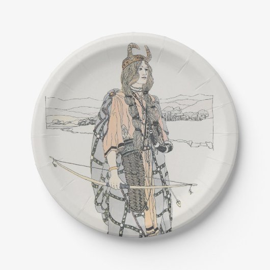 Assiettes En Carton La Chasse (par Ann Macbeth) (Devant)