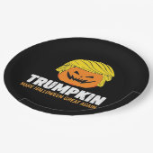 Assiettes En Carton La citrouille rend l'Halloween grand à nouveau cla (Angle)