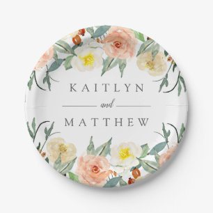 Assiettes En Carton La collection de Mariages Spring Blossoms