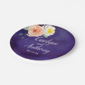 Assiettes En Carton La Collection Mariage Romance In Bloom (Angle)