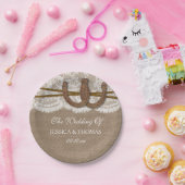 Assiettes En Carton La collection Rustic Horseshoe Mariage (Fête)