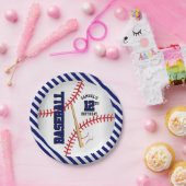 Assiettes En Carton La conception bleu-foncé | d'anniversaire de (Fête)