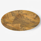 Assiettes En Carton La Constitution (Angle)