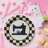 Assiettes En Carton la couture mignonne doit être vérifiée (Fête)