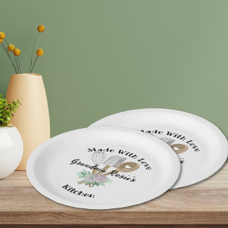 Assiettes En Carton La cuisine de grand-mère | Fabriqué Avec Amour Per