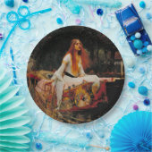 Assiettes En Carton La Dame de Shalott (Fête)