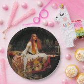 Assiettes En Carton La Dame de Shalott (Fête)