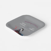 Assiettes En Carton La Dolce Vita Mariage Inspiration française 1940 (Angulaire)