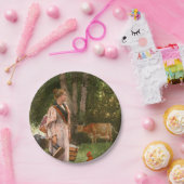 Assiettes En Carton La domestique laitière (Animaux Agricoles Ruraux) (Fête)