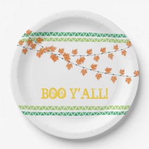 Assiettes En Carton La famille de BOO Y'ALL automne part Halloween