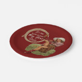 Assiettes En Carton La Femme Met Sur Vos Grosses Filles Bottes (Angle)