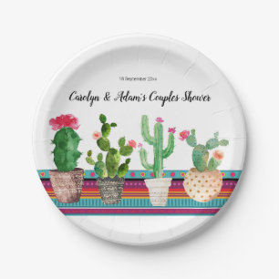 Assiettes En Carton La fiesta couple les plaques à papier de partie d