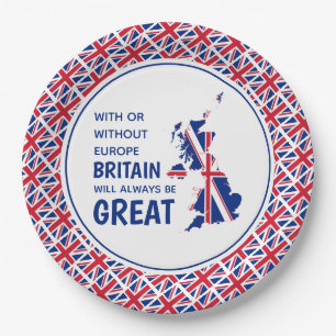 Assiettes En Carton LA GRANDE-BRETAGNE A TOUJOURS UN GRAND Brexit posi