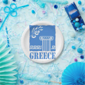 Assiettes En Carton La Grèce (Fête)