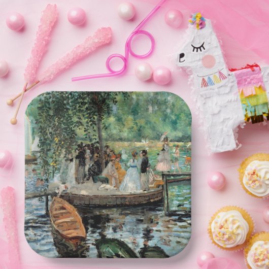 Assiettes En Carton La Grenouillère Auguste Renoir (Fête)