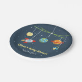 Assiettes En Carton La huche mignonne d'espace extra-atmosphérique (Angle)