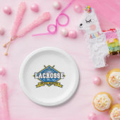 Assiettes En Carton La lacrosse est ma vie (Fête)