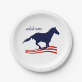 Assiettes En Carton La liberté est belle (Devant)