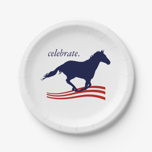 Assiettes En Carton La liberté est belle (Devant)