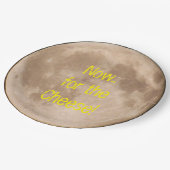 Assiettes En Carton La lune est-elle faite de fromage ? (Angle)