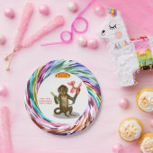 Assiettes En Carton La magie du singe en ballon de Spike (Fête)