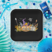 Assiettes En Carton La Maison des Pompiers haunted (Fête)