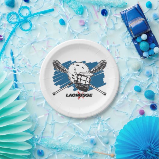Assiettes En Carton La meilleure lacrosse (Fête)
