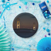 Assiettes En Carton La Nuit Au Pont Mackinac (Fête)