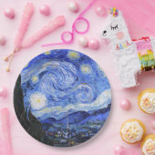Assiettes En Carton La nuit étoilée de Van Gogh (Fête)