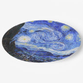 Assiettes En Carton La nuit étoilée de Van Gogh (Angle)