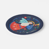 Assiettes En Carton La paix sur Terre Angel Design (Angle)