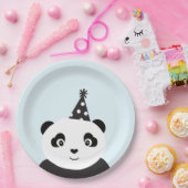Assiettes En Carton La partie aiment un panda (Fête)