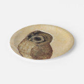 Assiettes En Carton La Petite Chouette (par Albrecht Durer) (Angle)