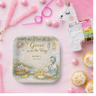 Assiettes En Carton la petite oie est en route