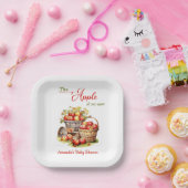 Assiettes En Carton La pomme de nos yeux Baby shower de récolte d'auto (Fête)