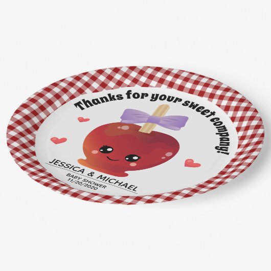 Assiettes En Carton La Pomme De Notre Plaque Papier Oeil (Angle)