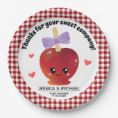 Assiettes En Carton La Pomme De Notre Plaque Papier Oeil (Devant)