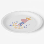 Assiettes En Carton La première plaque d'anniversaire de votre enfant  (Angle)